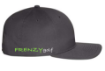 Picture of Rounded Grey Snapback Green FG