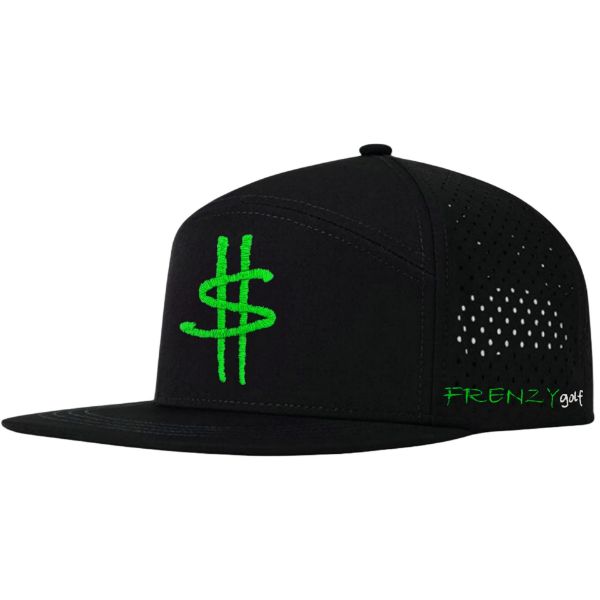 Picture of Frenzy New Style Black Snapback Green $